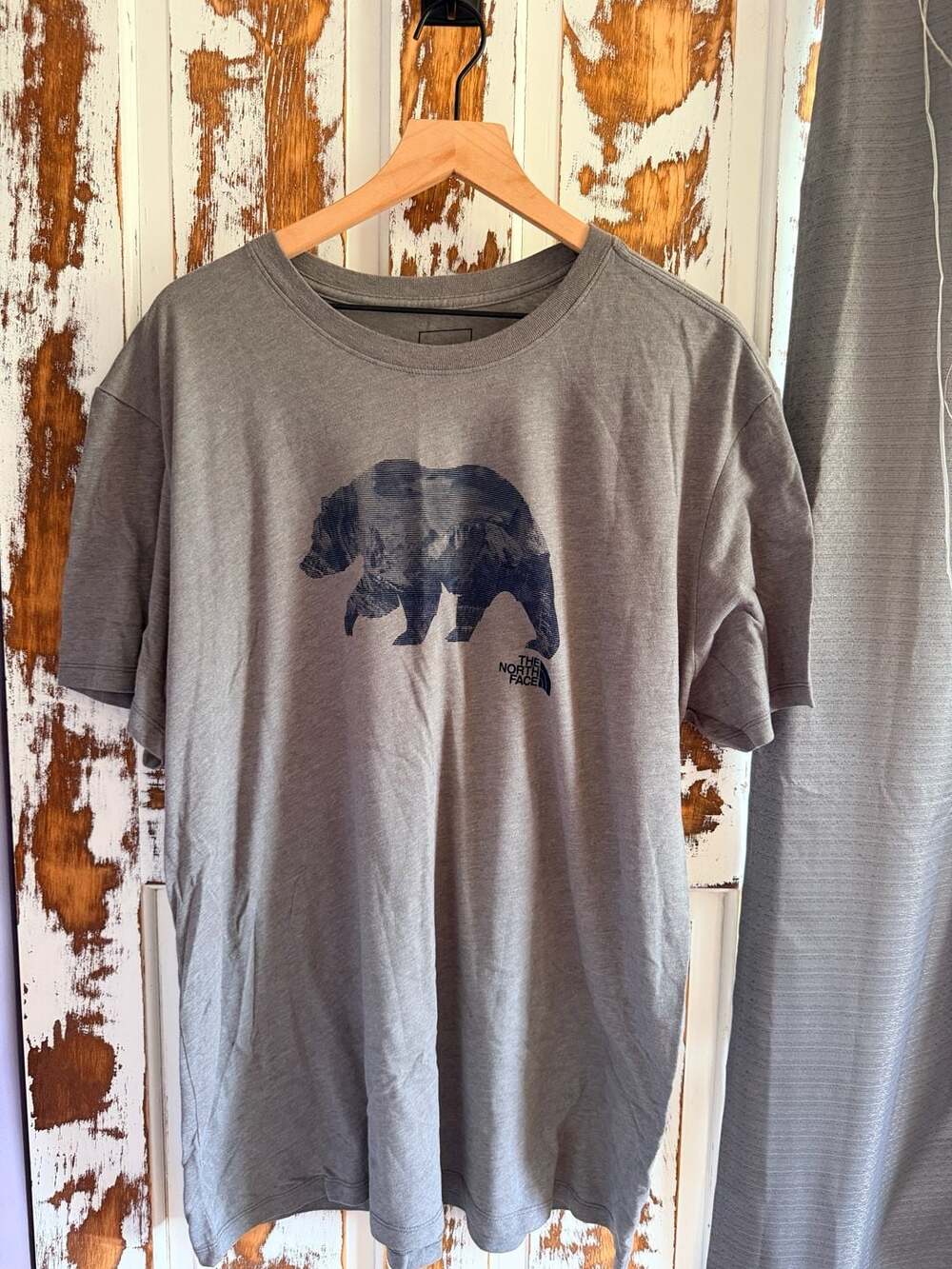 The North Face Men's XXL Gray Bear Graphic T-Shirt